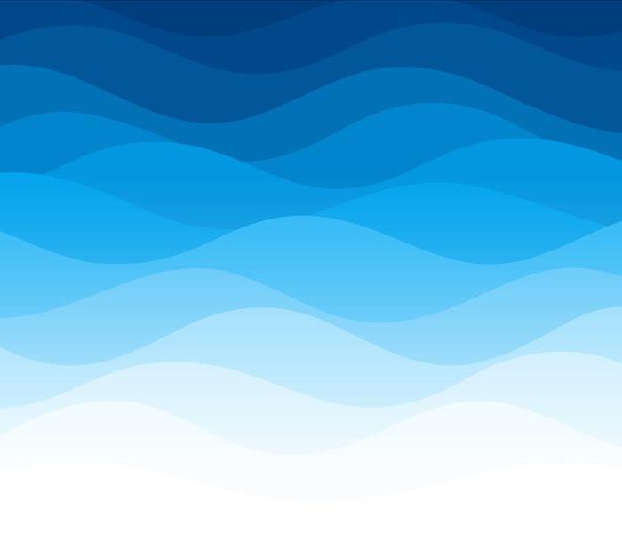 An illustration of abstract blue waves of water